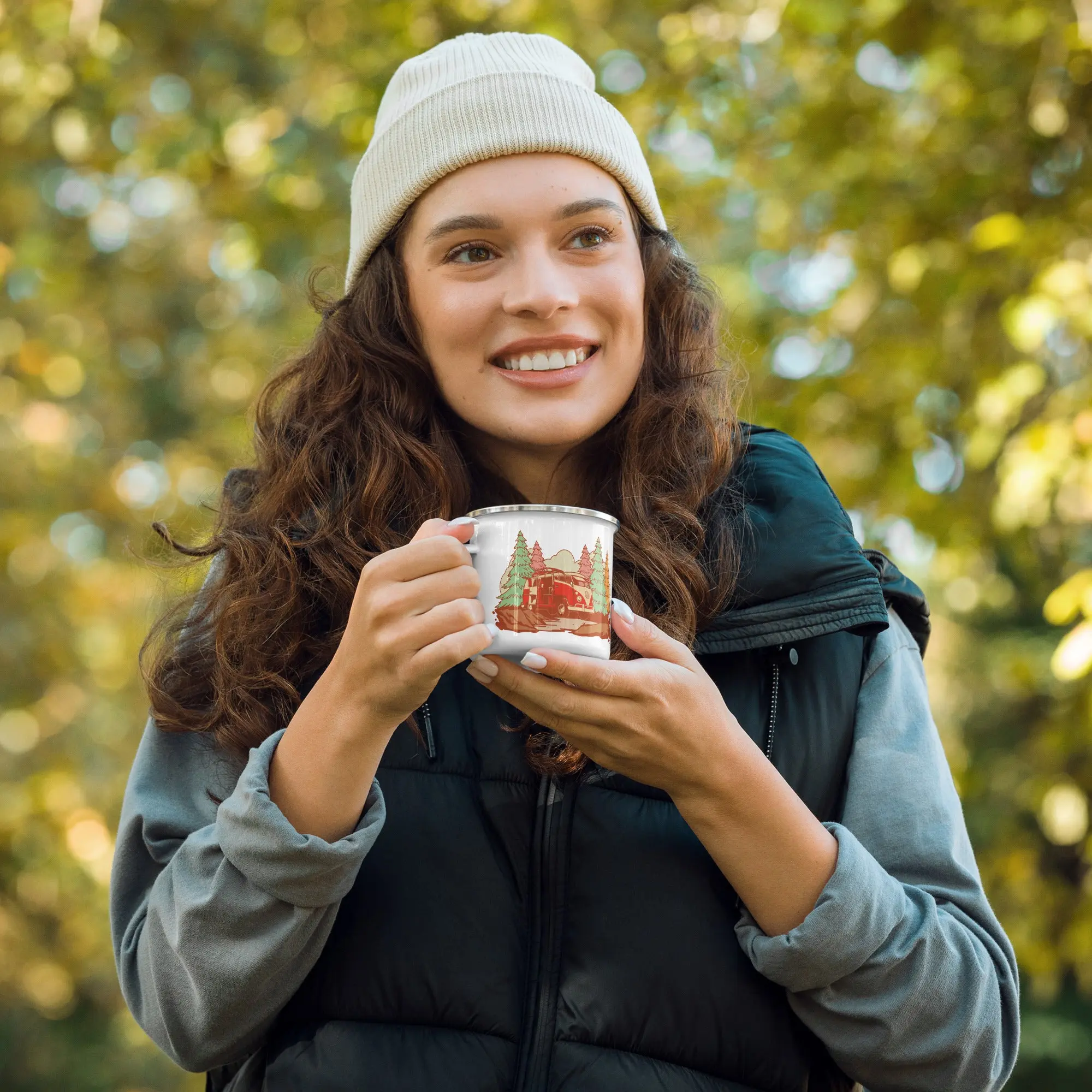 Christmas Enamel Mug - Image 2