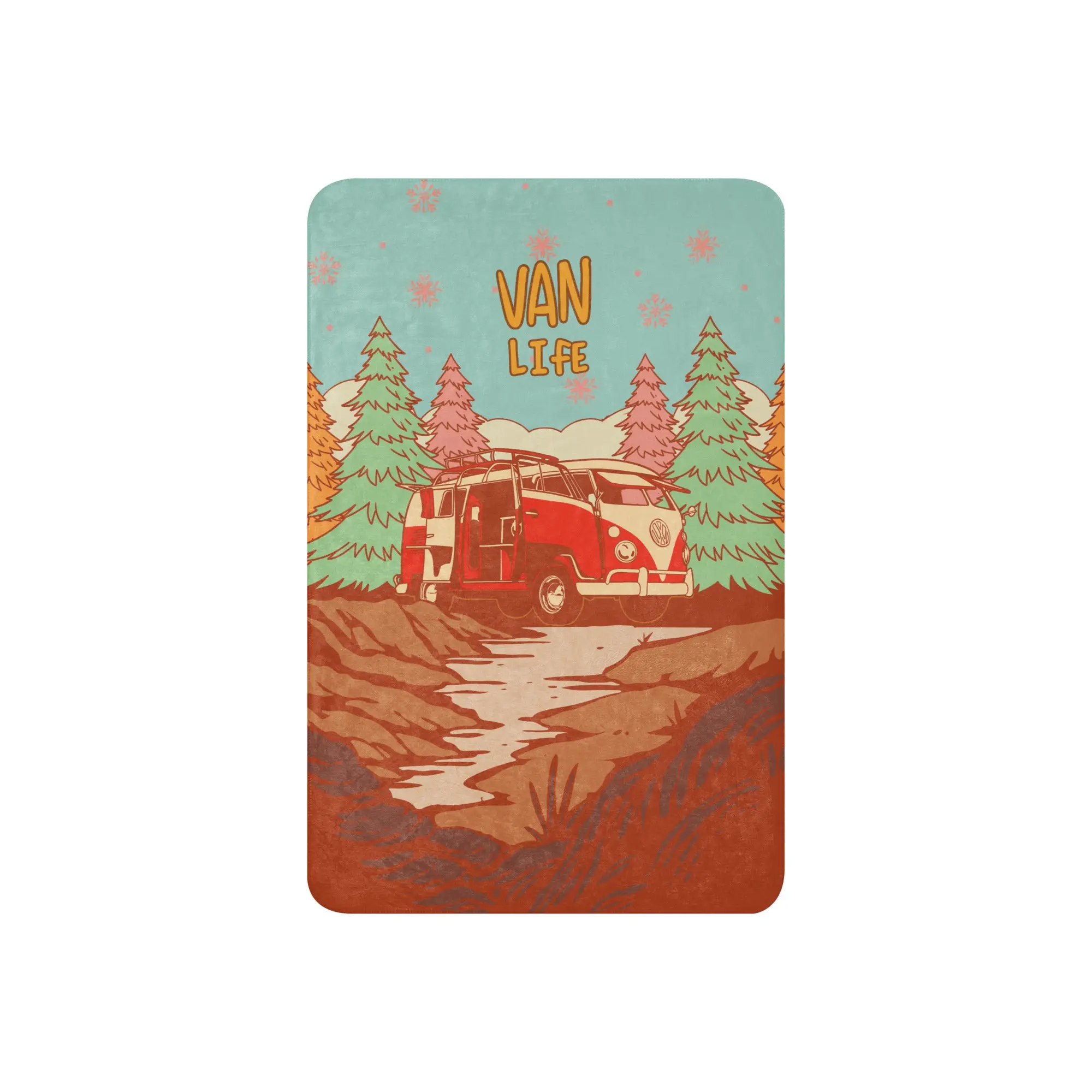 Winter VanLife Sherpa Blanket - Image 2