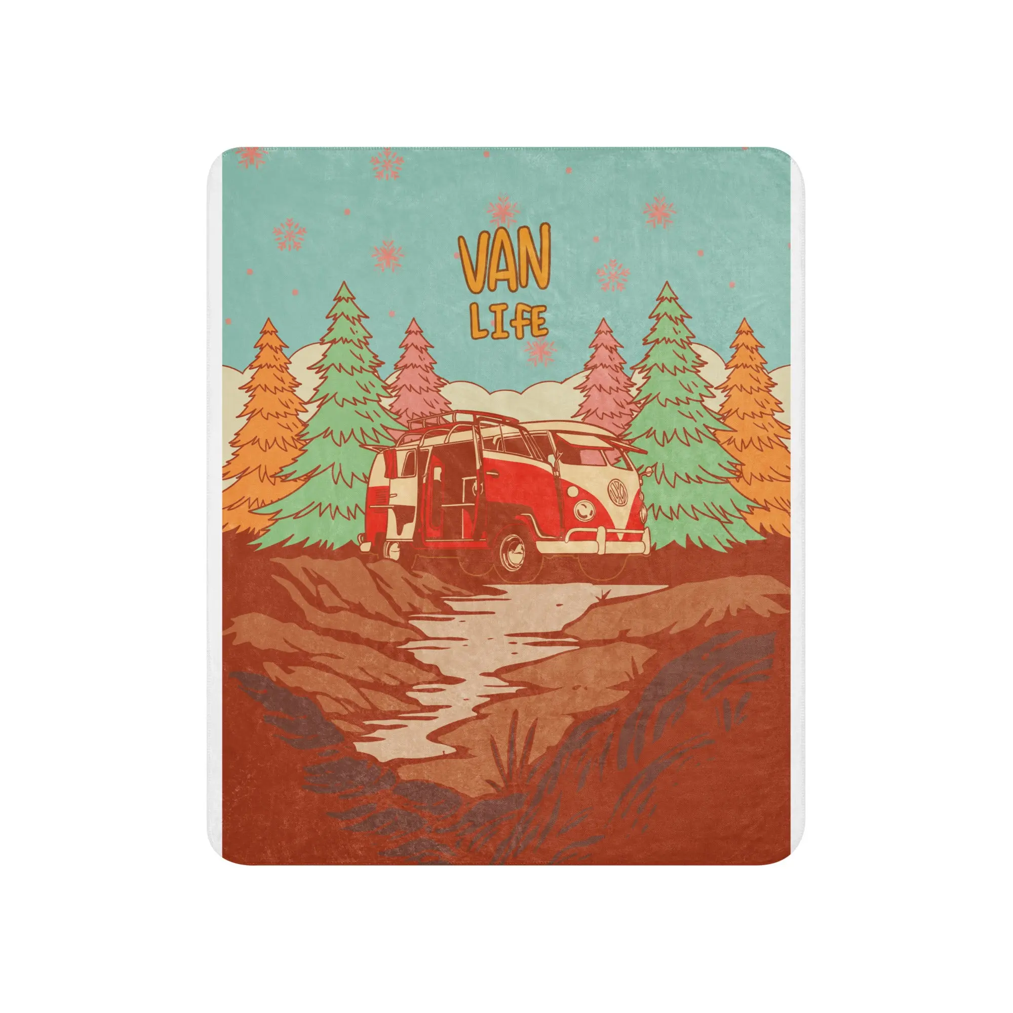 Winter VanLife Sherpa Blanket - Image 4